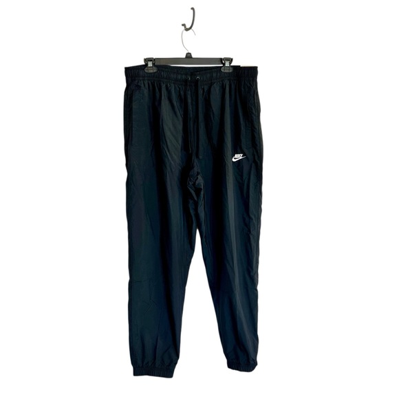 NWT Men’s Nike woven nylon tapered track pants standard fit sz XXL black active - Picture 2 of 14